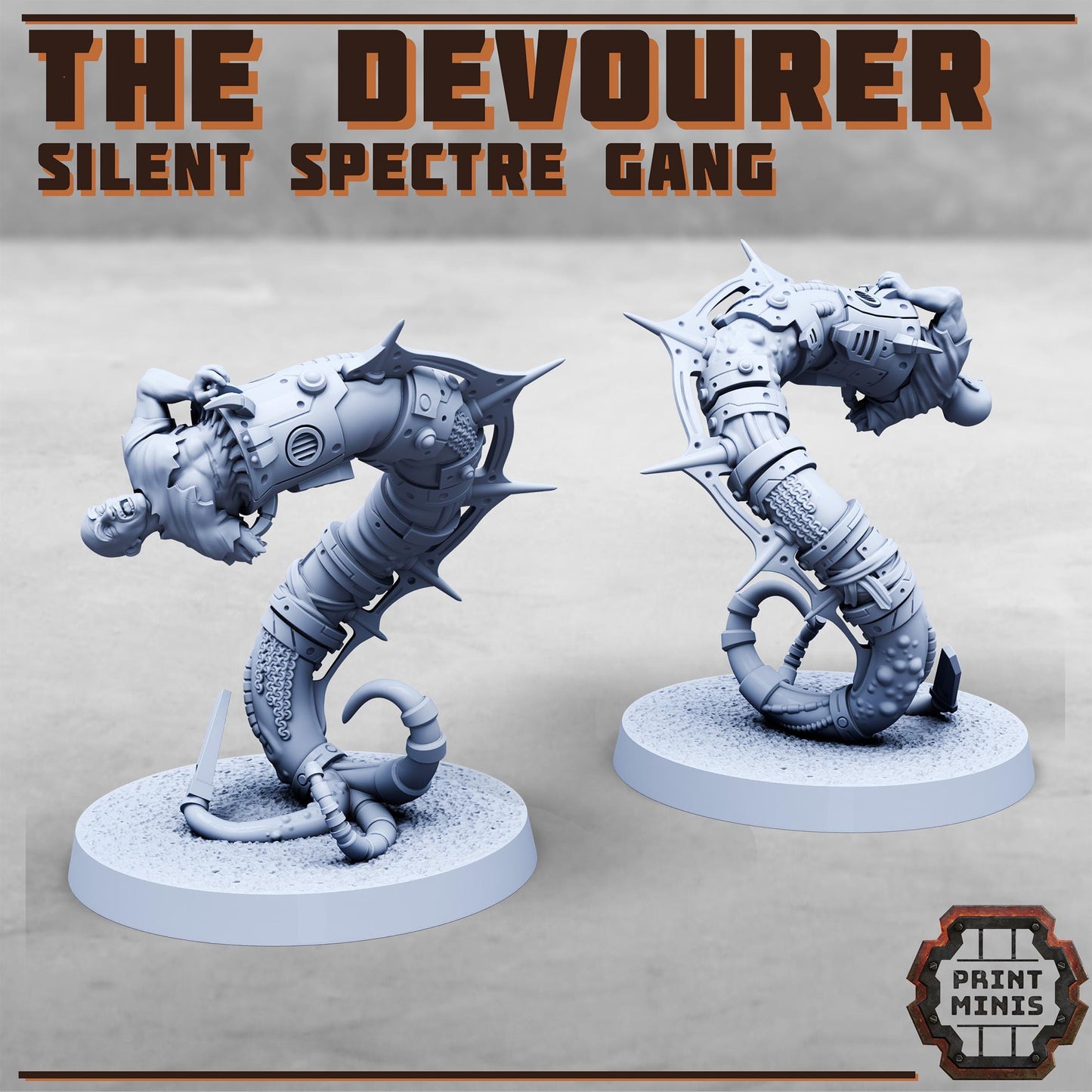 The Devourer Wyrm - Silent Spectres - Silent Spectres Gang - Sci-Fi Grimdark Mercenaries by Print Minis