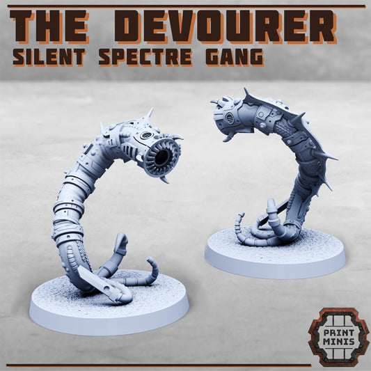 The Devourer Wyrm - Silent Spectres - Silent Spectres Gang - Sci-Fi Grimdark Mercenaries by Print Minis