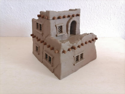 Ruined Desert Settlement - Tabletop Terrain - 28 MM, Tabletop 3D Printed Terrain by MiniatureLand, Perfect for Wargaming and RPGs