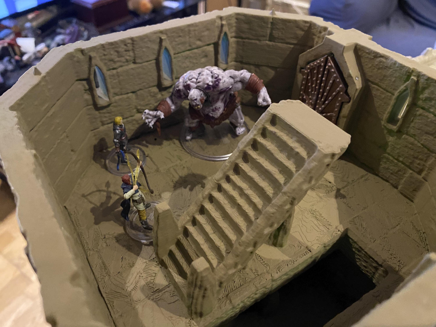 Old Dwarf Fort - Tabletop Terrain - 28 MM, Tabletop 3D Printed Terrain by MiniatureLand, Perfect for Wargaming and RPGs