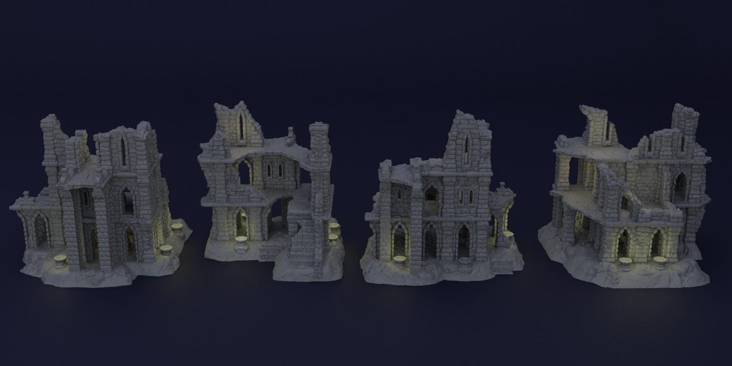 Ambush Grounds - Tabletop Terrain - 28 MM, Tabletop 3D Printed Terrain by MiniatureLand, Perfect for Wargaming and RPGs