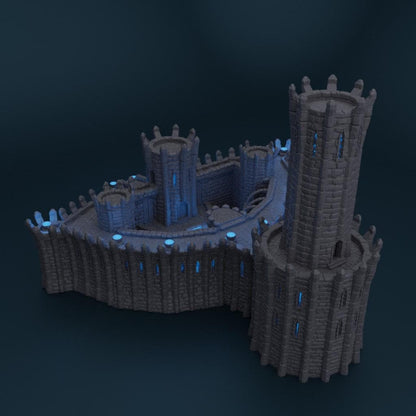 Wizard Academy - Tabletop Terrain - 28 MM, Tabletop 3D Printed Terrain by MiniatureLand, Perfect for Wargaming and RPGs