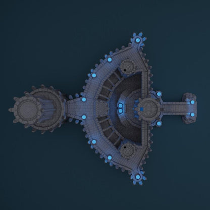 Wizard Academy - Tabletop Terrain - 28 MM, Tabletop 3D Printed Terrain by MiniatureLand, Perfect for Wargaming and RPGs