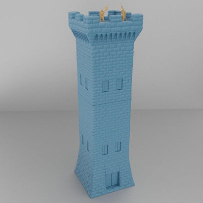 Guard Tower- Tabletop Terrain - 28 MM, Tabletop 3D Printed Terrain by MiniatureLand, Perfect for Wargaming and RPGs