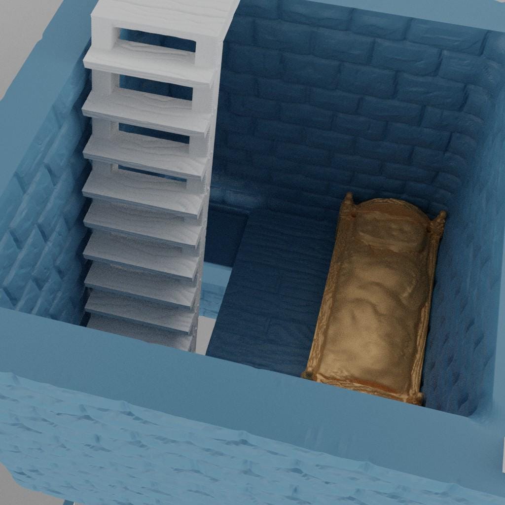 Guard Tower- Tabletop Terrain - 28 MM, Tabletop 3D Printed Terrain by MiniatureLand, Perfect for Wargaming and RPGs