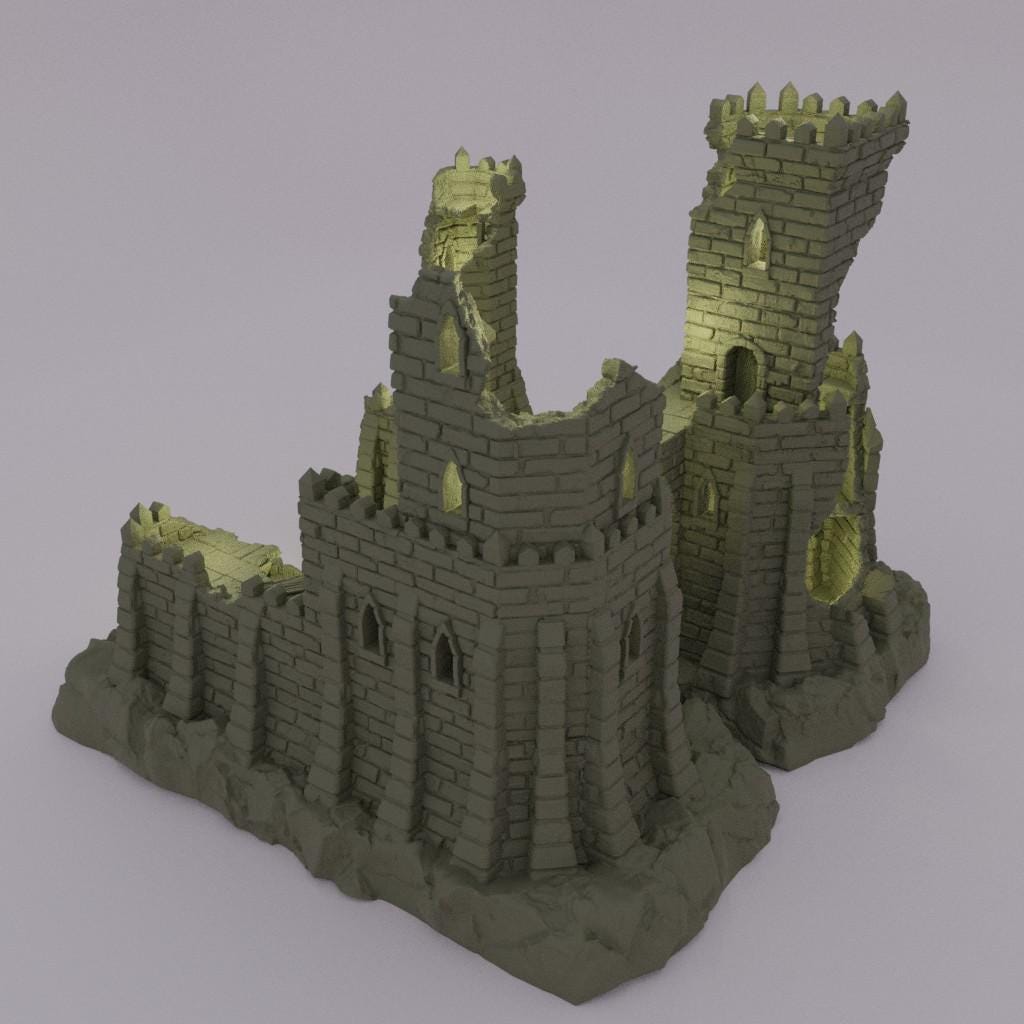 Small Desert Outpost - Tabletop Terrain - 28 MM, Tabletop 3D Printed Terrain by MiniatureLand, Perfect for Wargaming and RPGs