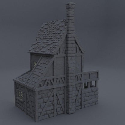 Coffin Maker - Tabletop Terrain - 28 MM, Tabletop 3D Printed Terrain by MiniatureLand, Perfect for Wargaming and RPGs