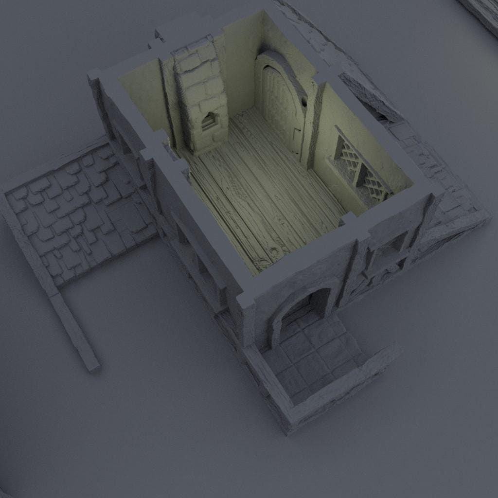 Coffin Maker - Tabletop Terrain - 28 MM, Tabletop 3D Printed Terrain by MiniatureLand, Perfect for Wargaming and RPGs