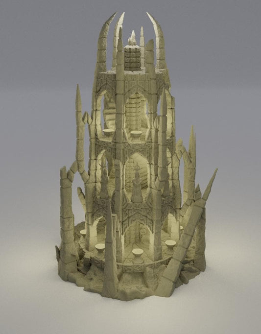 Ruined Altar - Tabletop Terrain - 28 MM, Tabletop 3D Printed Terrain by MiniatureLand, Perfect for Wargaming and RPGs