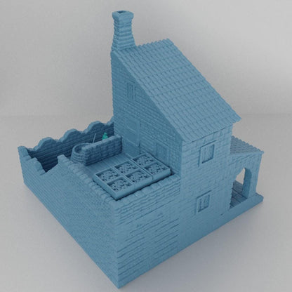 Brewery - Tabletop Terrain - 28 MM, Tabletop 3D Printed Terrain by MiniatureLand, Perfect for Wargaming and RPGs