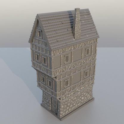 Shop House - Tabletop Terrain - 28 MM Tabletop 3D Printed Terrain by MiniatureLand, Perfect for Wargaming and RPGs