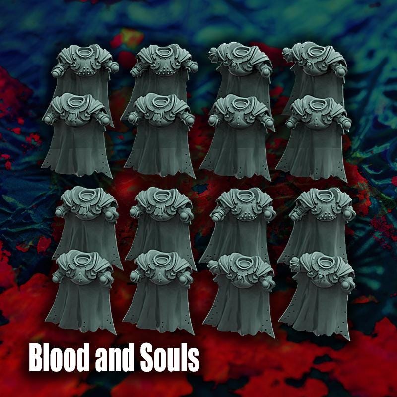 Chaotic Warrior Blood and Souls, Bits and Weapon Conversions by Reptilian Overlords, perfect for Fantasy Wargames
