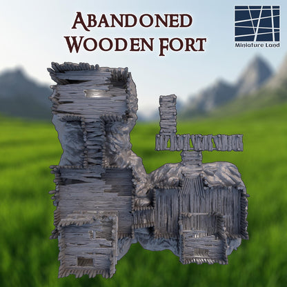 Medieval Guard Fort - Tabletop Terrain - 28 MM, Tabletop 3D Printed Terrain by MiniatureLand, Perfect for Wargaming and RPGs