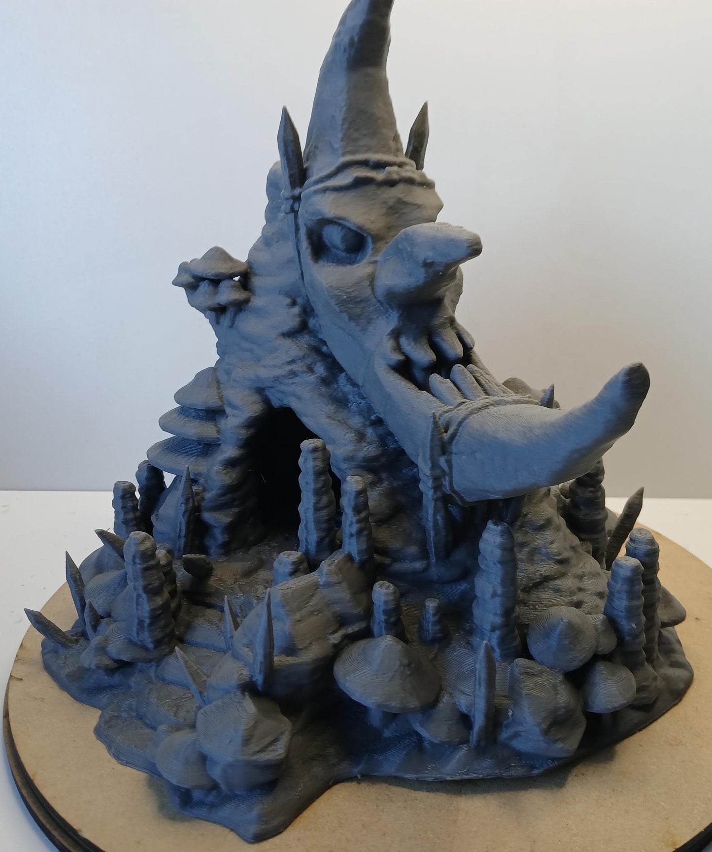 Goblin Moon Shrine - Tabletop Terrain - 28 MM, Tabletop 3D Printed Terrain by MiniatureLand, Perfect for Wargaming and RPGs
