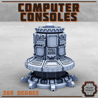 Computer Consoles -  Sci-Fi Grimdark Civilians by Print Minis