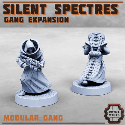 Silent Spectres - Gang Expansion - Silent Spectres Gang - Sci-Fi Grimdark Mercenaries by Print Minis