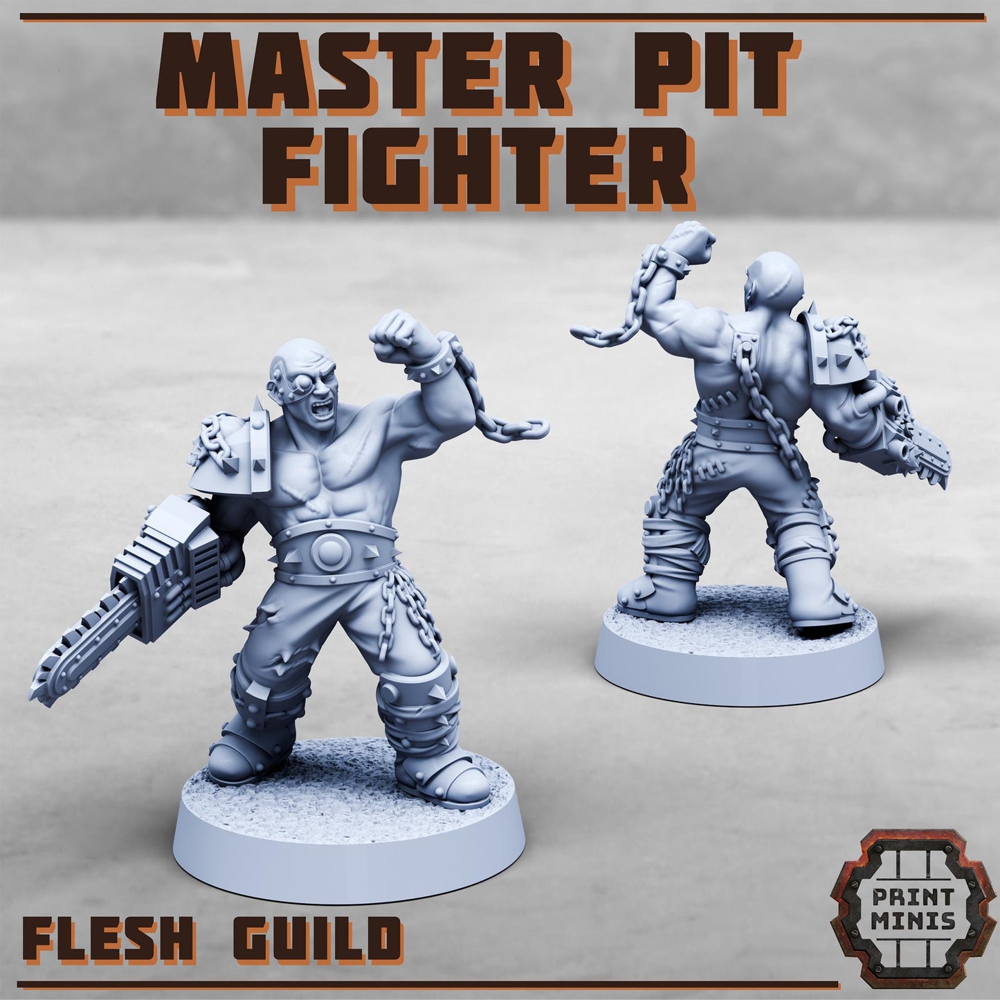 Master Pit Fighters - Flesh Guild -  Sci-Fi Grimdark Mercenaries by Print Minis