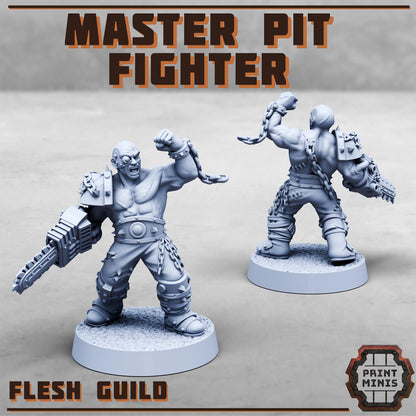 Master Pit Fighters - Flesh Guild -  Sci-Fi Grimdark Mercenaries by Print Minis