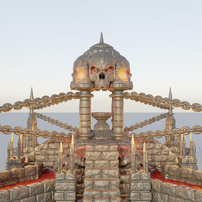 Altar Of Sacrifice - Tabletop Terrain - 28 MM, Tabletop 3D Printed Terrain by MiniatureLand, Perfect for Wargaming and RPGs