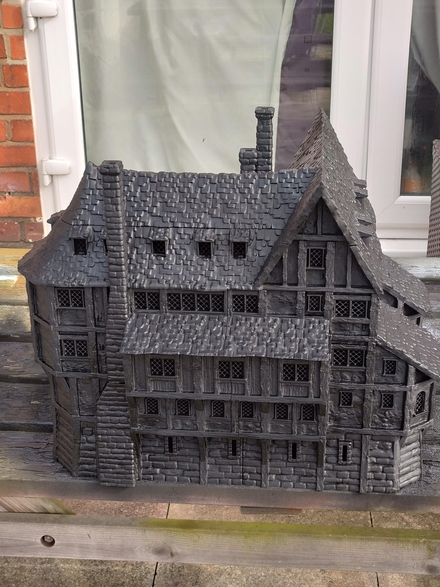 Engineer Guild House - Tabletop Terrain - 28 MM, Tabletop 3D Printed Terrain by MiniatureLand, Perfect for Wargaming and RPGs