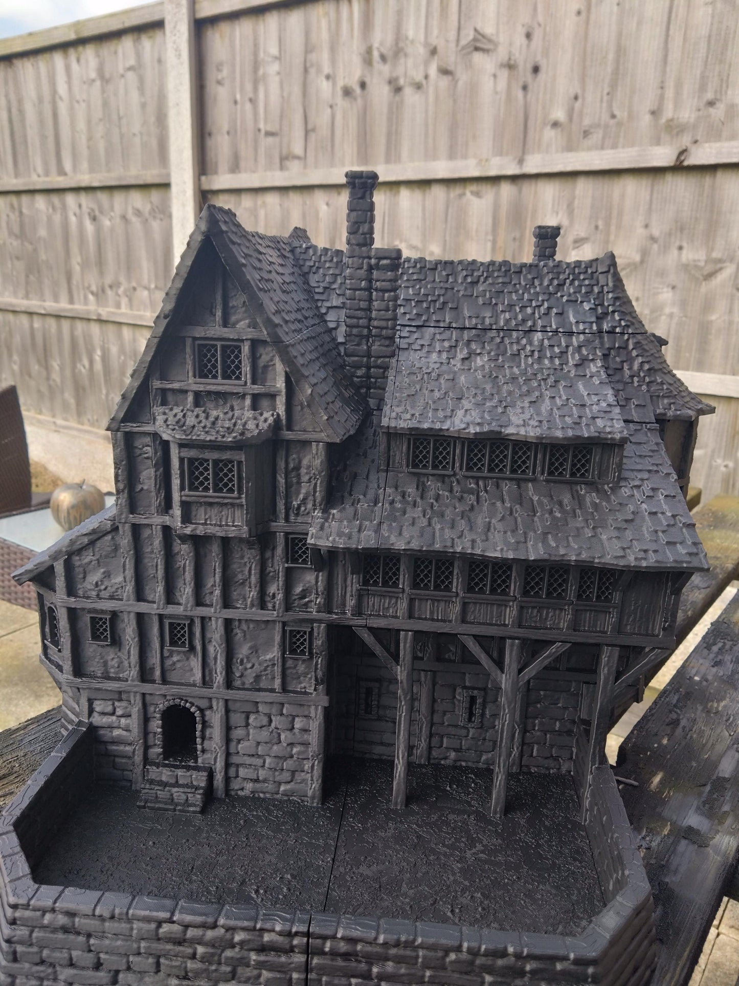 Engineer Guild House - Tabletop Terrain - 28 MM, Tabletop 3D Printed Terrain by MiniatureLand, Perfect for Wargaming and RPGs