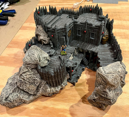 Small Pirate Cove - Tabletop Terrain - 28 MM Tabletop 3D Printed Terrain by MiniatureLand, Perfect for Wargaming and RPGs