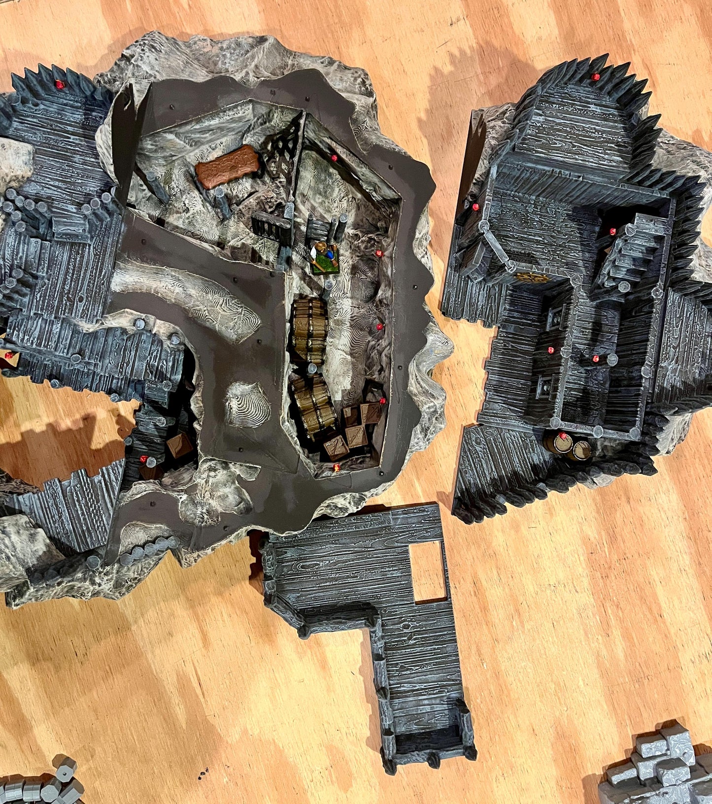 Small Pirate Cove - Tabletop Terrain - 28 MM Tabletop 3D Printed Terrain by MiniatureLand, Perfect for Wargaming and RPGs