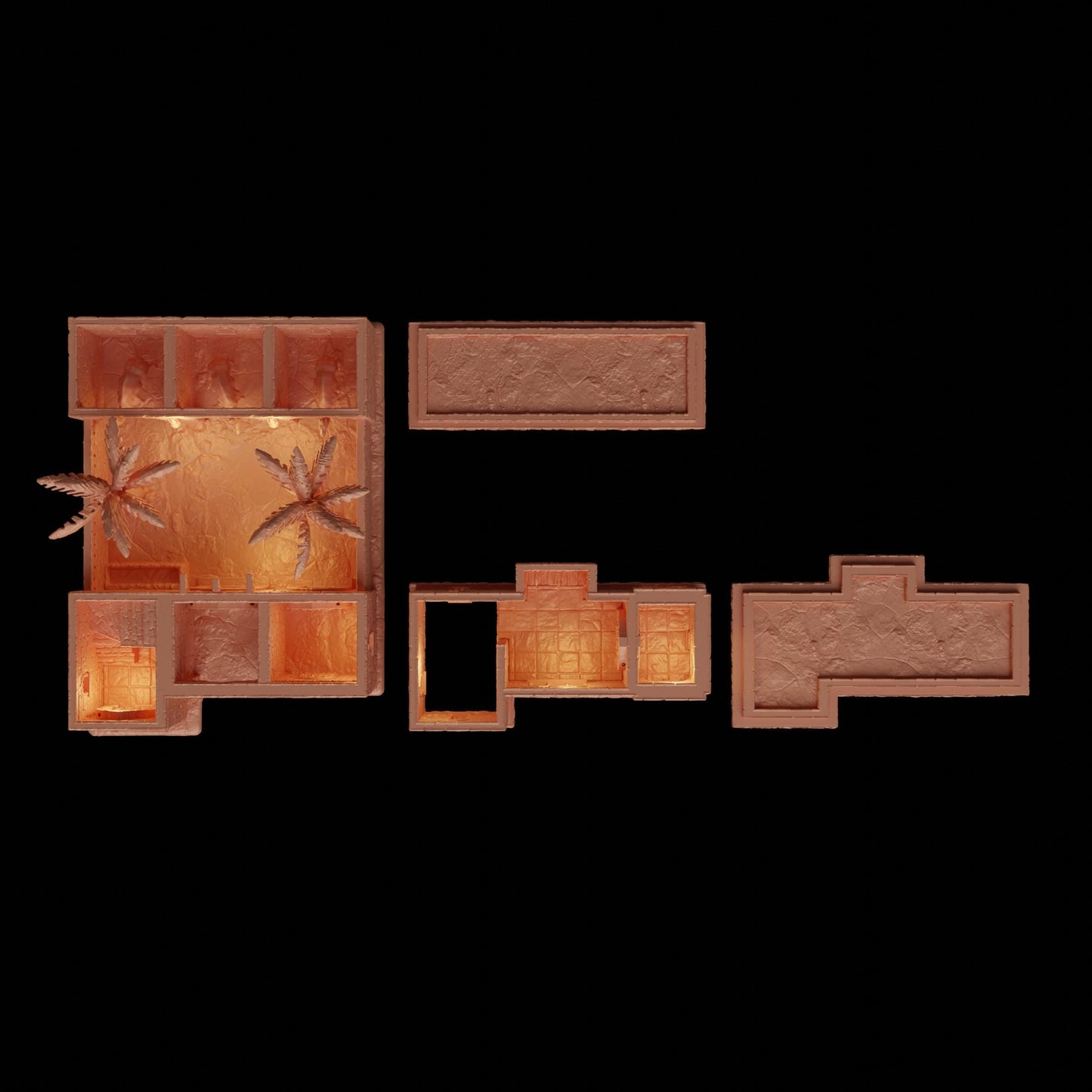 Arabian Manor - Tabletop Terrain - 28 MM Tabletop 3D Printed Terrain by MiniatureLand, Perfect for Wargaming and RPGs