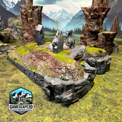 Barrow Graves by GameScape3D - 3D Printed Tabletop Terrain, Perfect for Wargames, Board Games, Role Playing Games