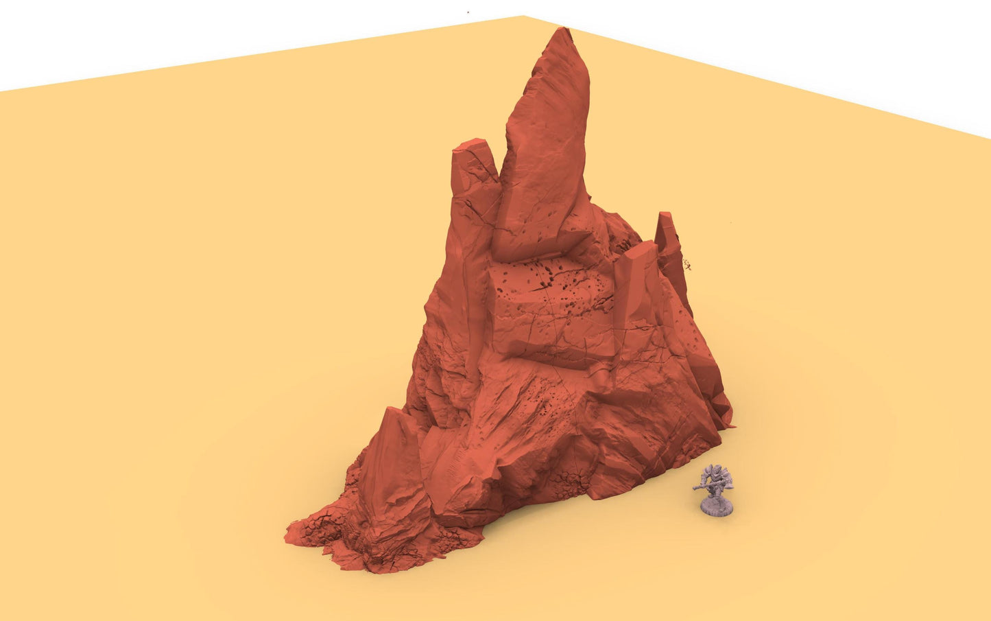 3 Hellscape Mountains by GameScape3D - 3D Printed Tabletop Terrain, Perfect for Wargames, Board Games, Role Playing Games