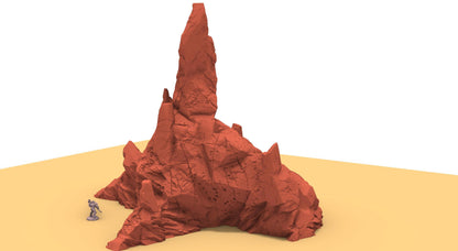 3 Hellscape Mountains by GameScape3D - 3D Printed Tabletop Terrain, Perfect for Wargames, Board Games, Role Playing Games