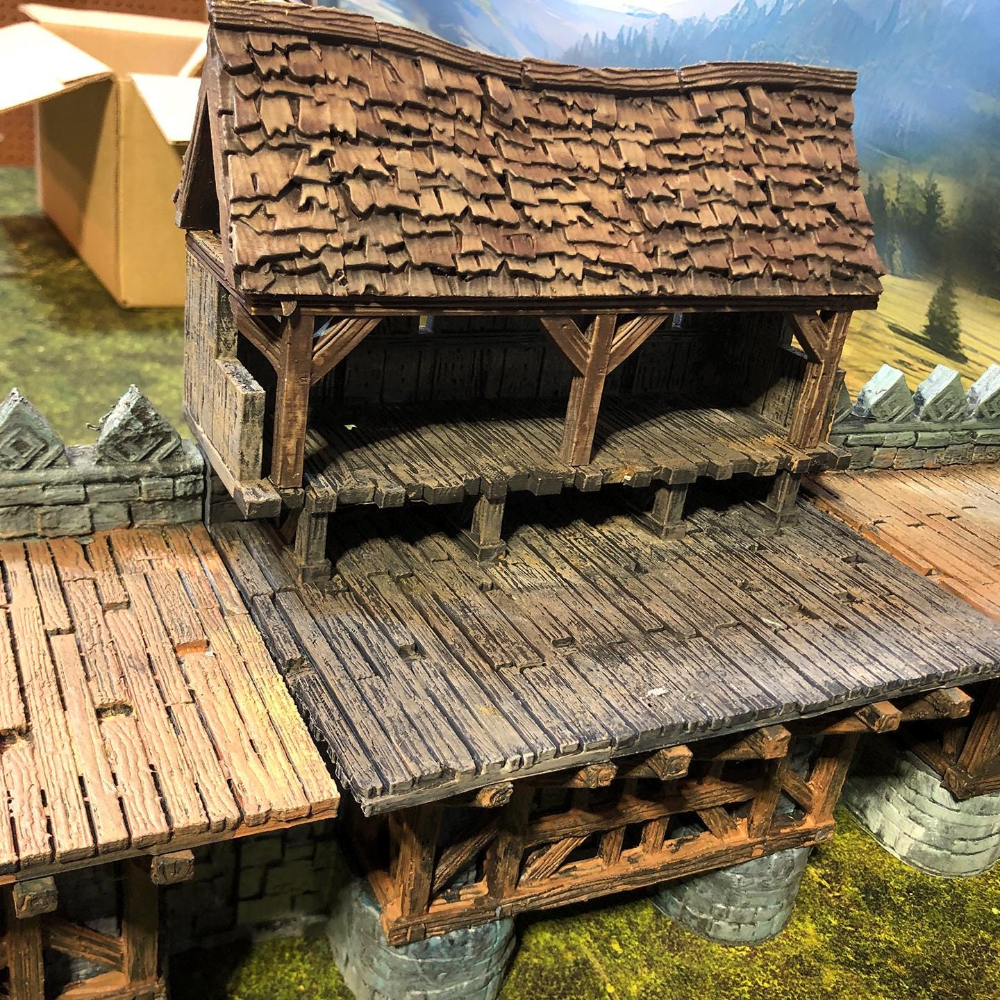 ARX RENOVATUR EXPANSION: Wall fortifications and Towers by GameScape3D - 3D Printed Tabletop Terrain, Perfect for Wargames