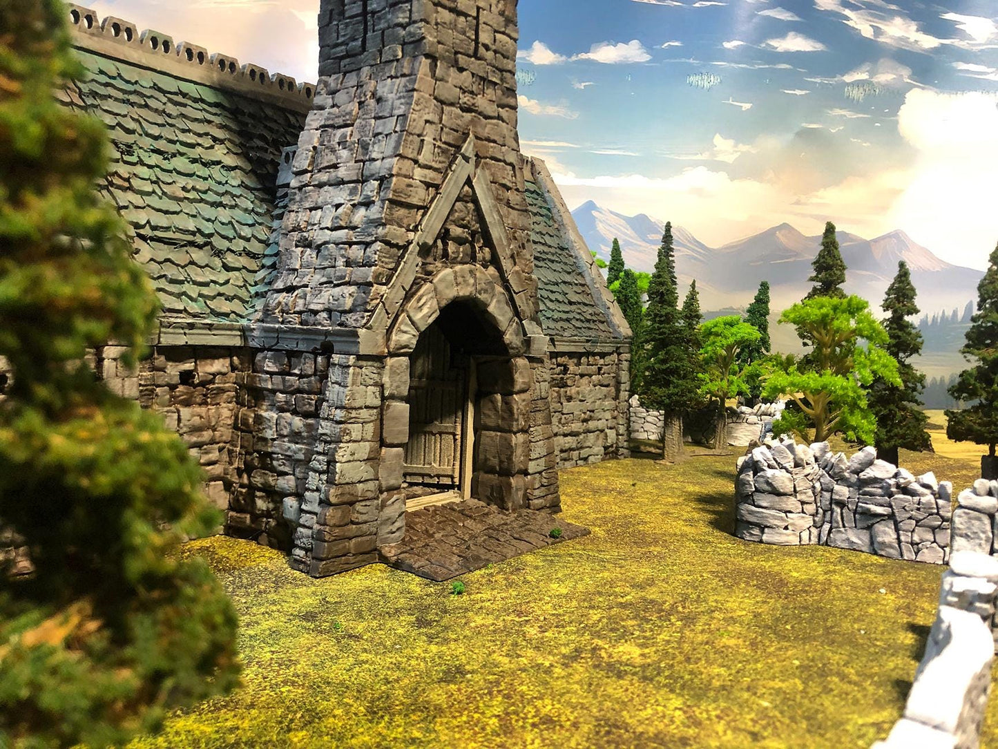 Tithe Barn by GameScape3D - 3D Printed Tabletop Terrain, Perfect for Wargames, Board Games, Role Playing Games