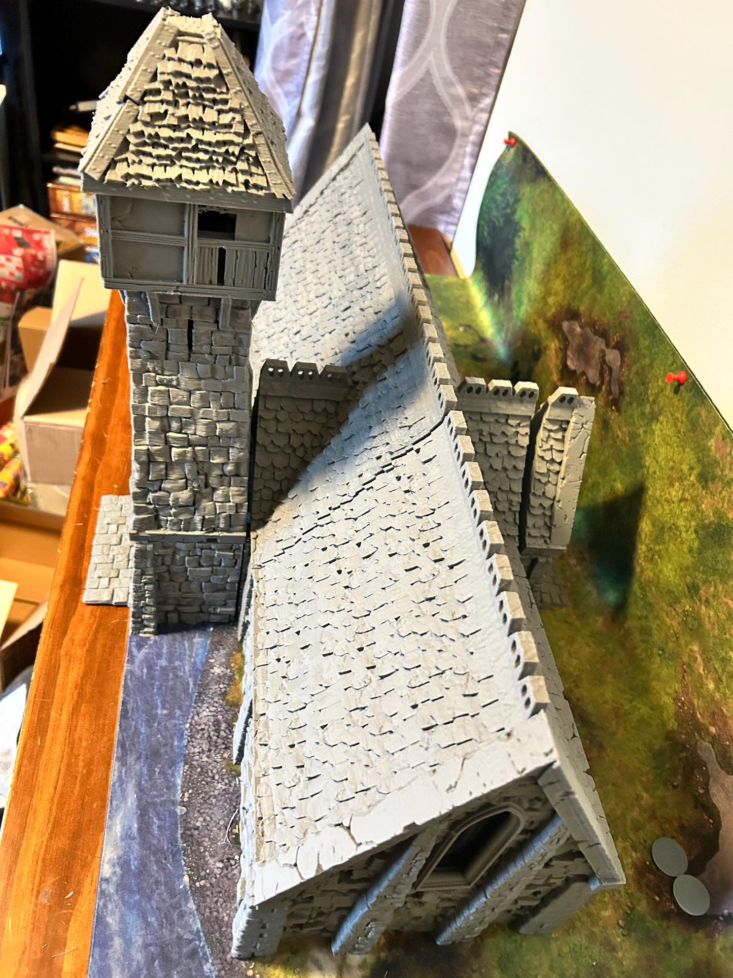 Tithe Barn by GameScape3D - 3D Printed Tabletop Terrain, Perfect for Wargames, Board Games, Role Playing Games