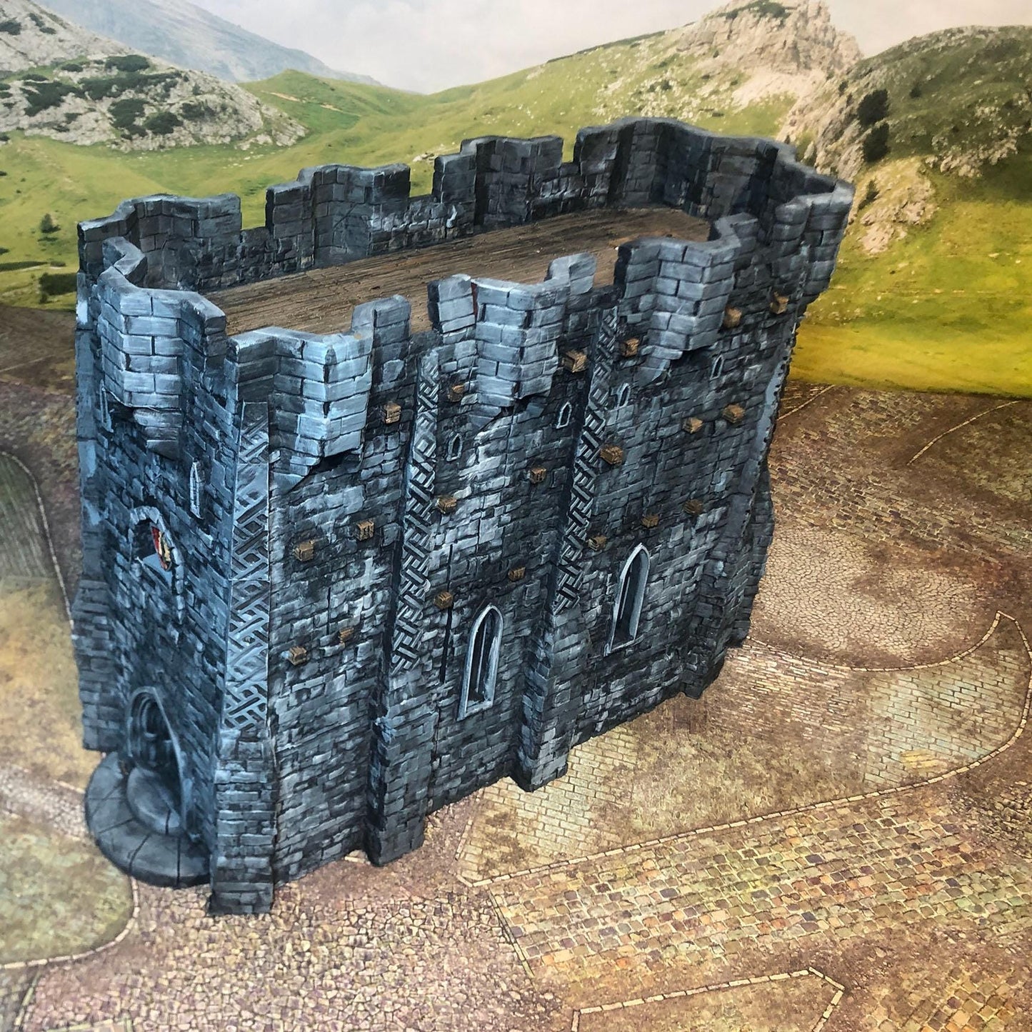 Fortified Church by GameScape3D - 3D Printed Tabletop Terrain, Perfect for Wargames