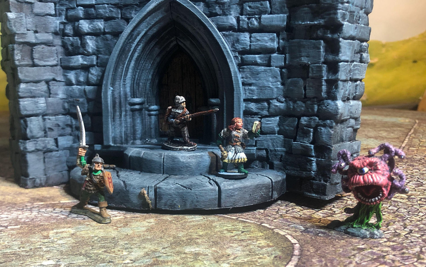 Fortified Church by GameScape3D - 3D Printed Tabletop Terrain, Perfect for Wargames