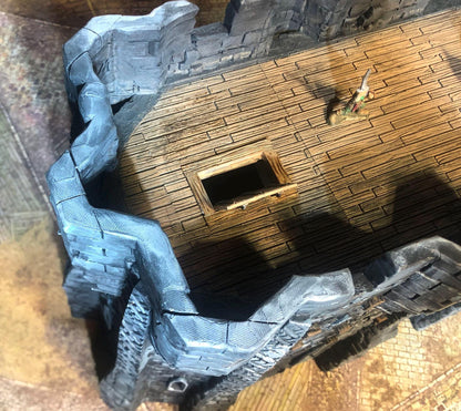 Fortified Church by GameScape3D - 3D Printed Tabletop Terrain, Perfect for Wargames