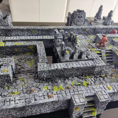 The Lost City : Modular Close-Combat Ruins - 3D Printed Tabletop Terrain, Perfect for Wargames, Board Games, Role Playing Games