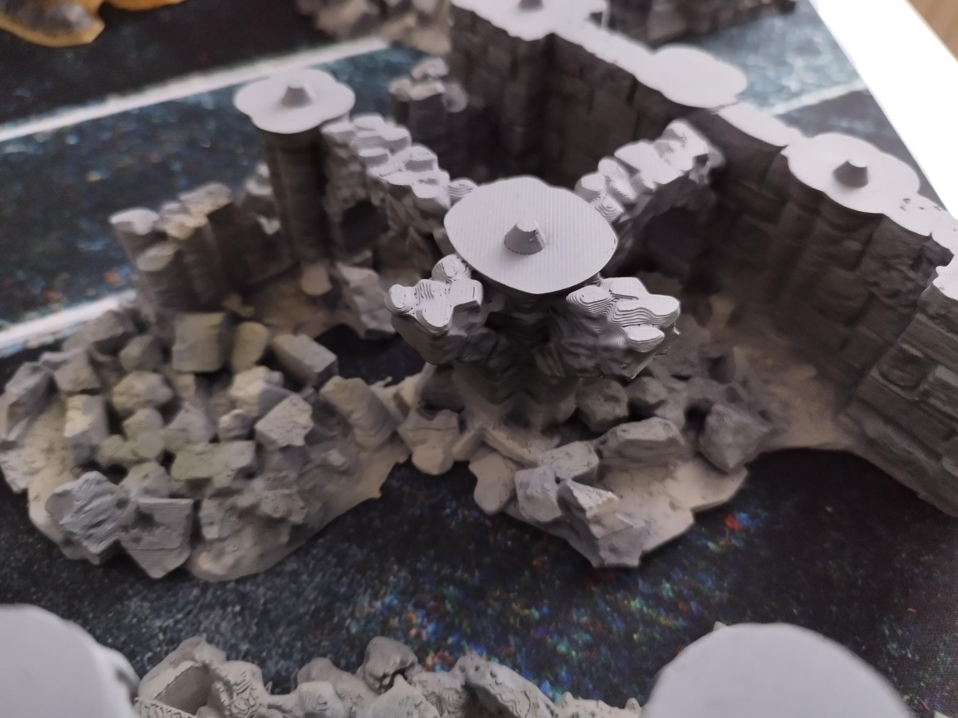 The Lost City: Medium and Small Ruins - 3D Printed Tabletop Terrain, Perfect for Wargames, Board Games, Role Playing Games