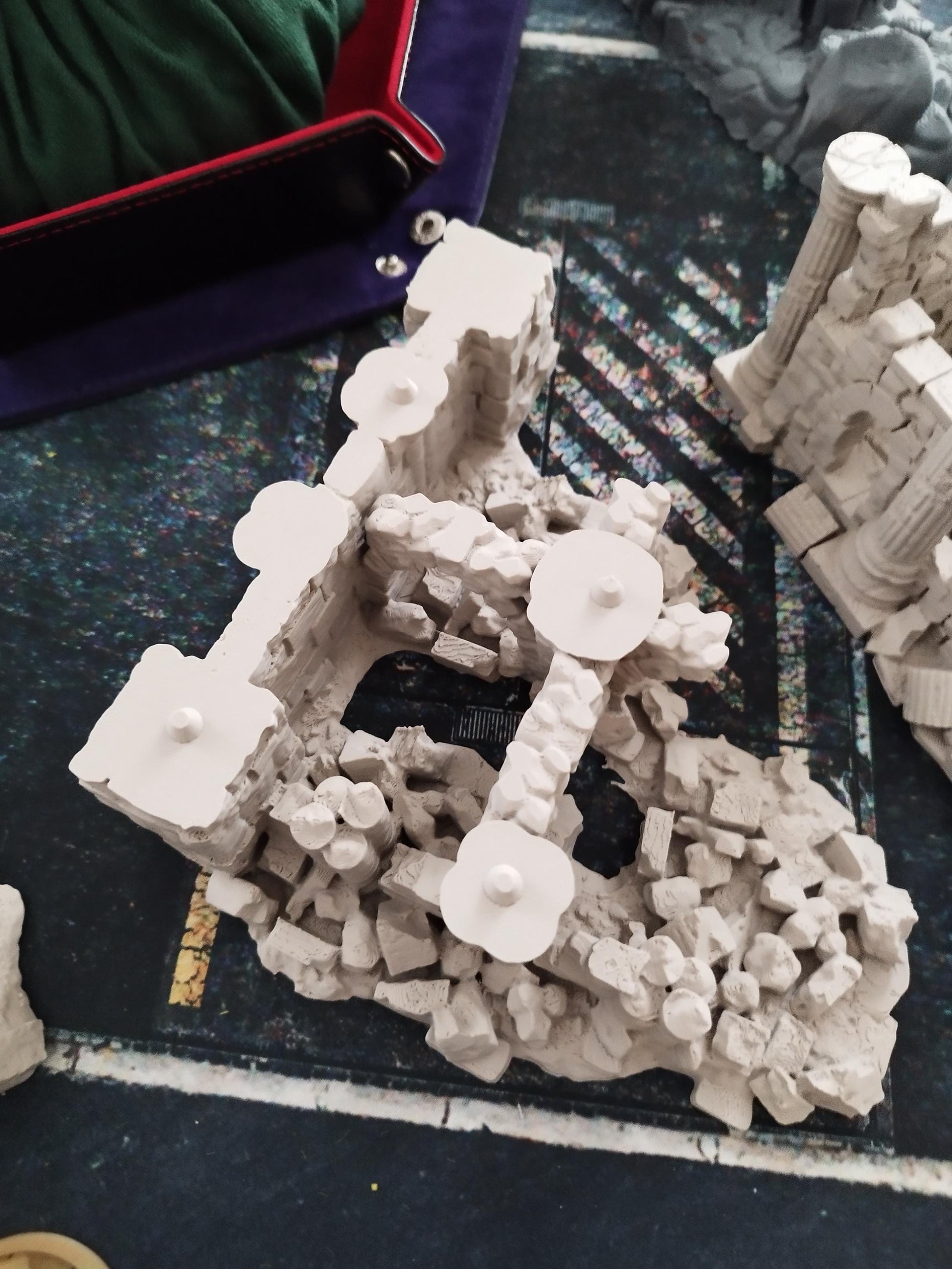 The Lost City: Medium and Small Ruins - 3D Printed Tabletop Terrain, Perfect for Wargames, Board Games, Role Playing Games