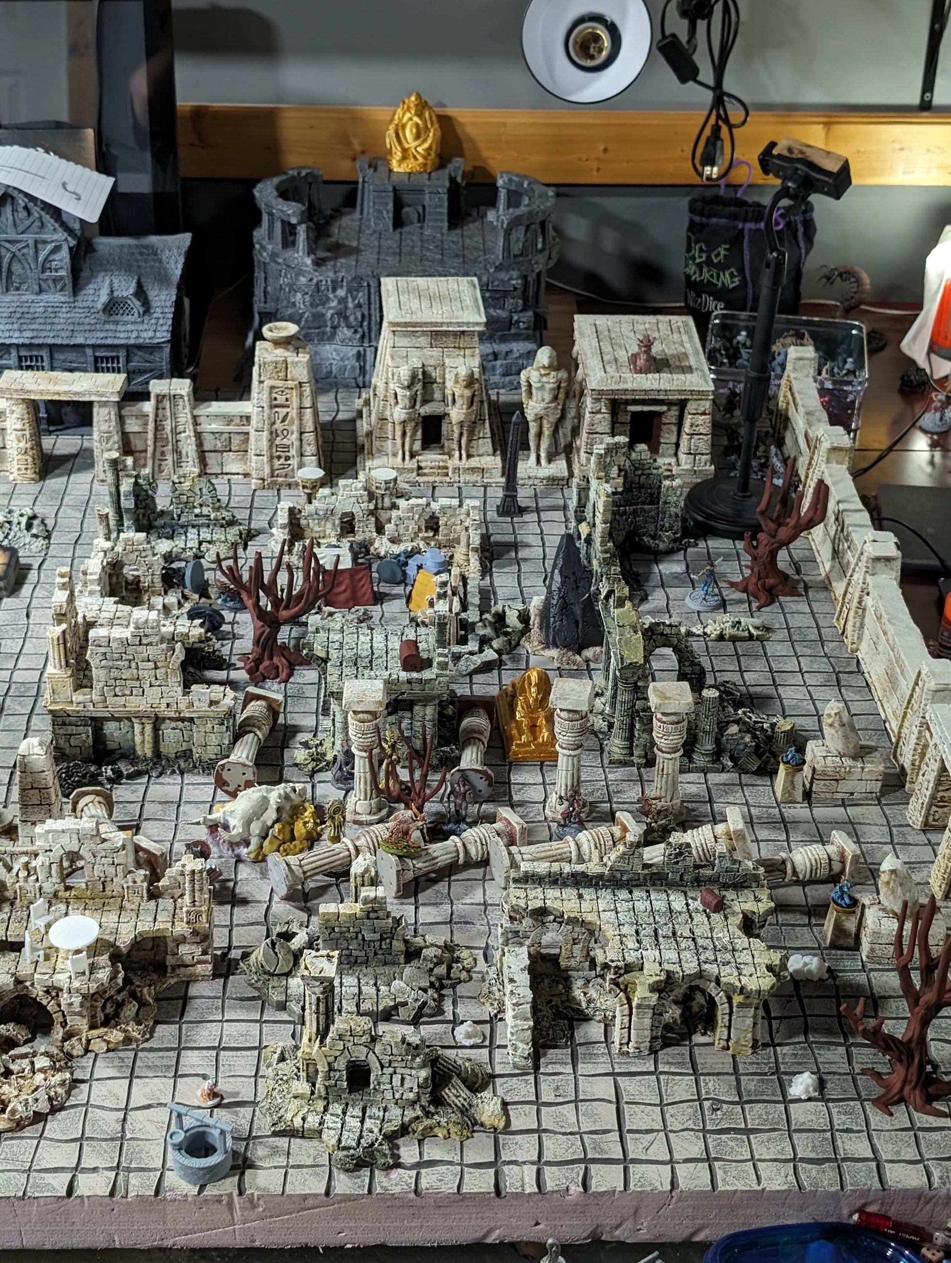 The Lost City: Medium and Small Ruins - 3D Printed Tabletop Terrain, Perfect for Wargames, Board Games, Role Playing Games