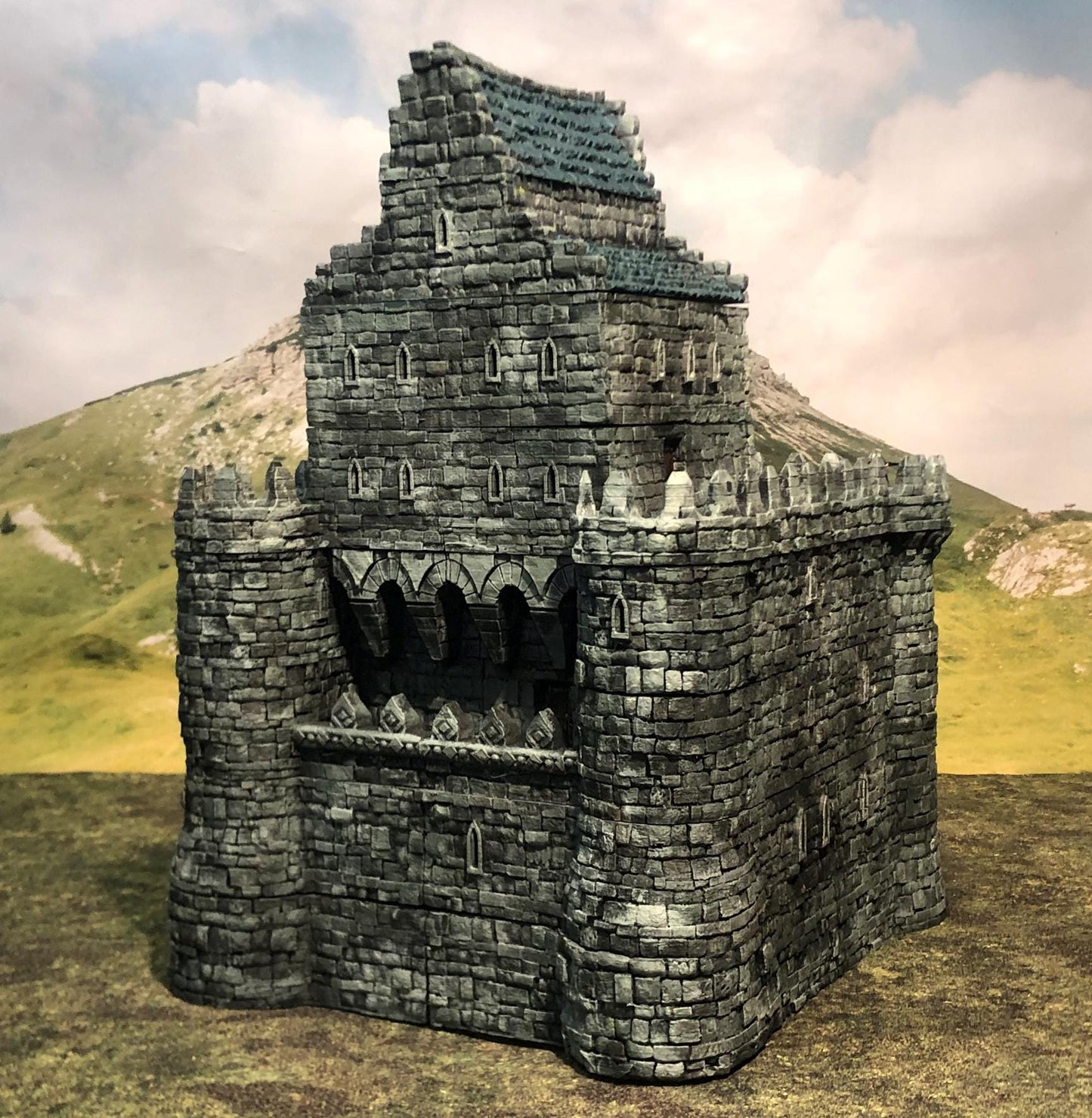 ARX RENOVATUR: Modular Keep by GameScape3D - 3D Printed Tabletop Terrain, Perfect for Wargames