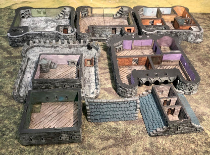 ARX RENOVATUR: Modular Keep by GameScape3D - 3D Printed Tabletop Terrain, Perfect for Wargames