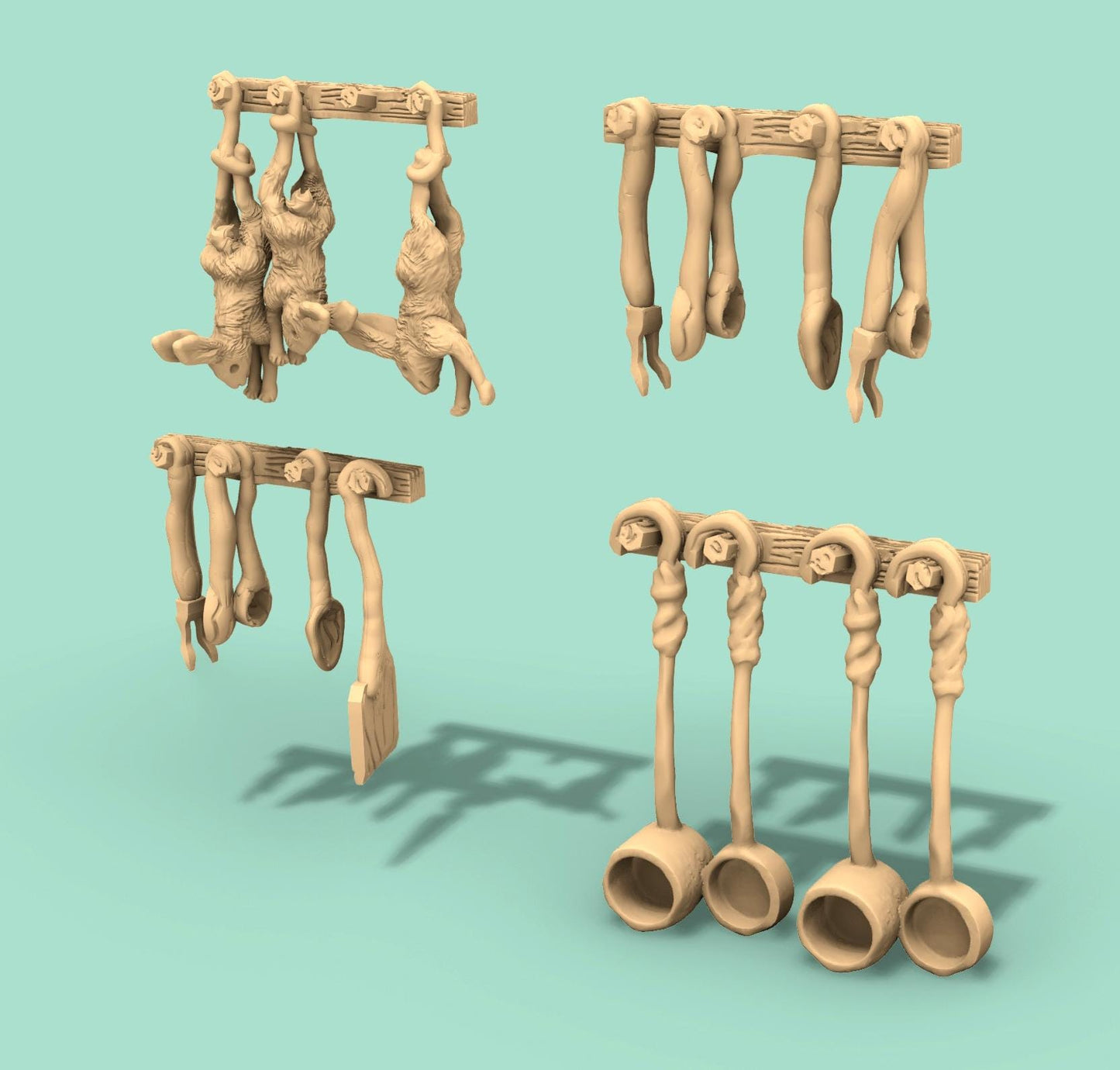 Common Interior Scatter set 1 by GameScape3D - 3D Printed Tabletop Terrain, Perfect for Wargames, Board Games, RPGs