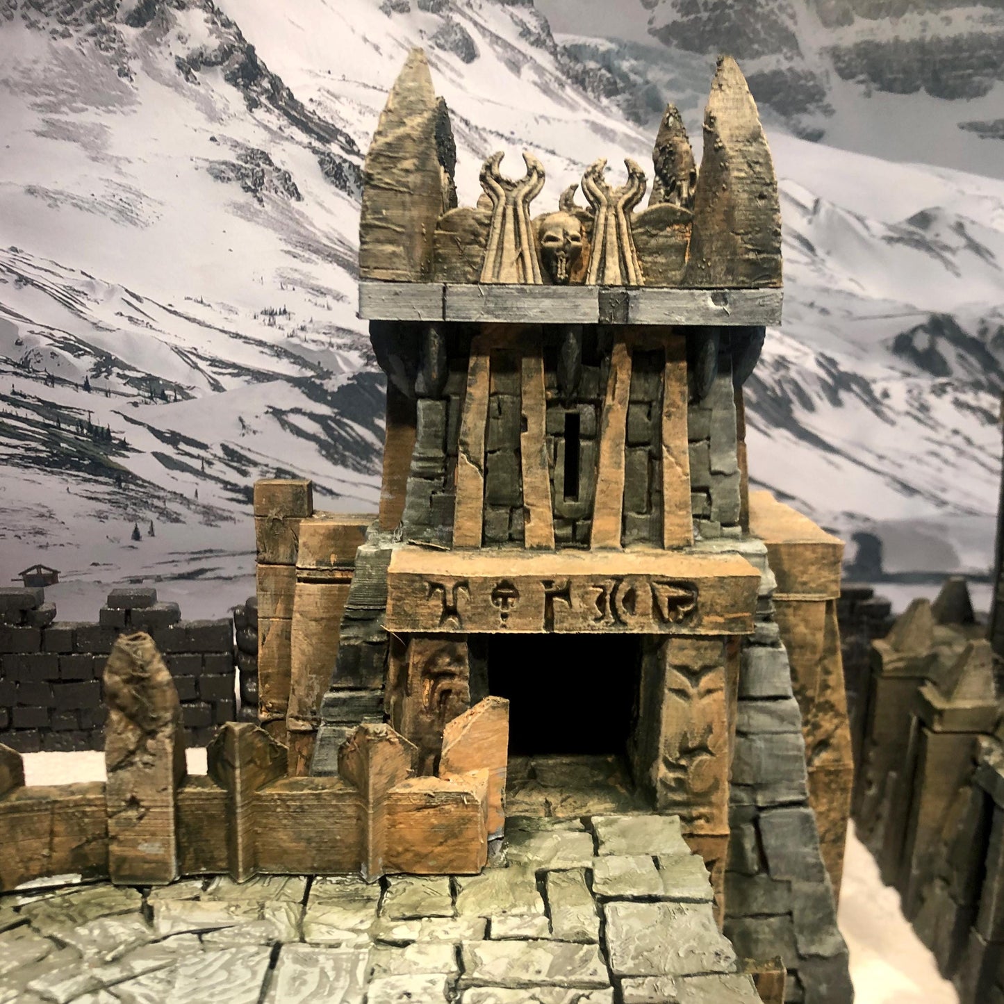 UnderDark Walls by GameScape3D - 3D Printed Tabletop Terrain, Perfect for Wargames, Board Games, Role Playing Games