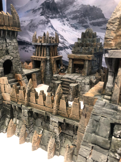 UnderDark Walls by GameScape3D - 3D Printed Tabletop Terrain, Perfect for Wargames, Board Games, Role Playing Games