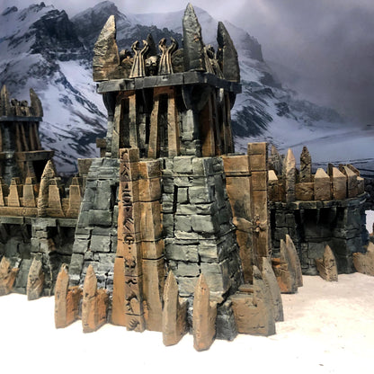 UnderDark Walls by GameScape3D - 3D Printed Tabletop Terrain, Perfect for Wargames, Board Games, Role Playing Games