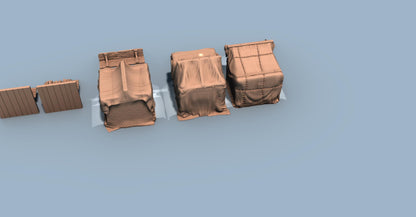 Merchant Tents and Insert Inventory by GameScape3D - 3D Printed Tabletop Terrain, Perfect for Wargames, Board Games, RPGs