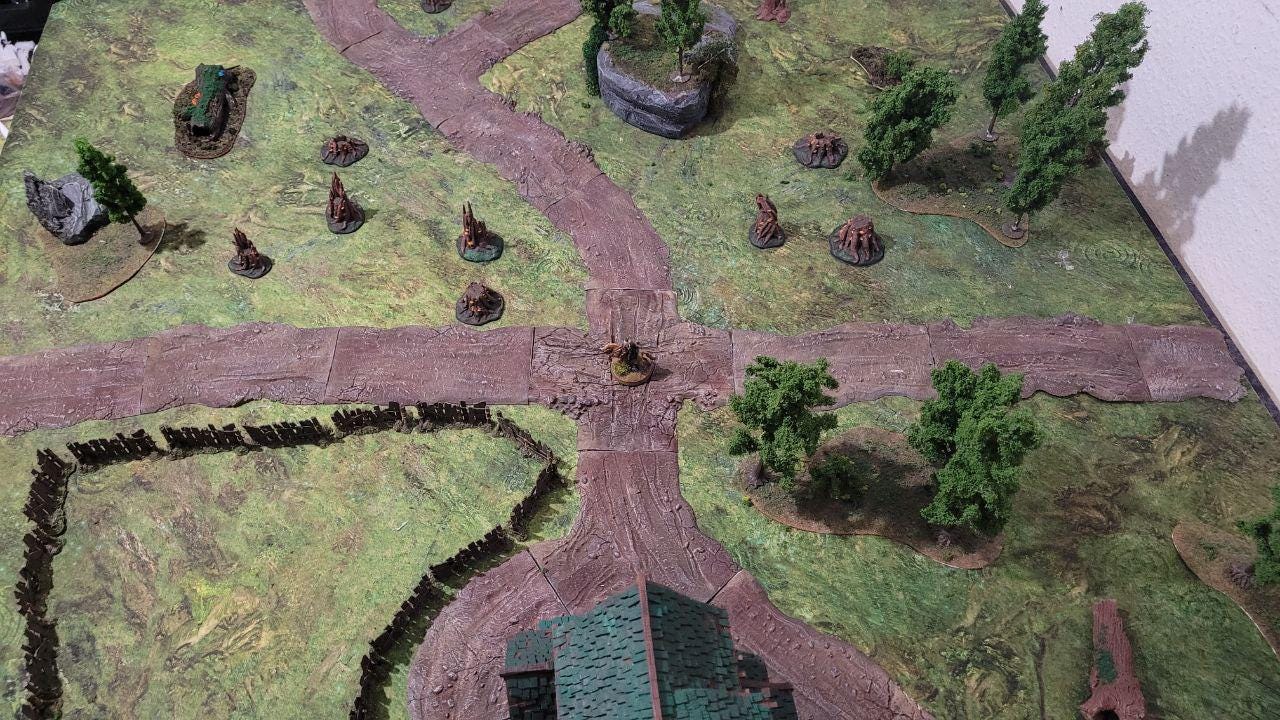 Low Profile Dirt Road - 3D Printed Tabletop Terrain, Perfect for Wargames, Board Games, Role Playing Games