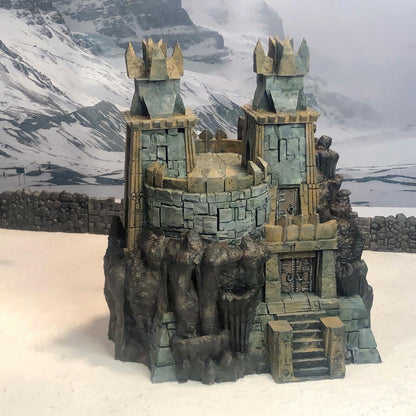 Small Underdark Keep by GameScape3D - 3D Printed Tabletop Terrain, Perfect for Wargames, Board Games, Role Playing Games